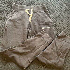 Champion Black Jogger Sweatpants with Drawstring